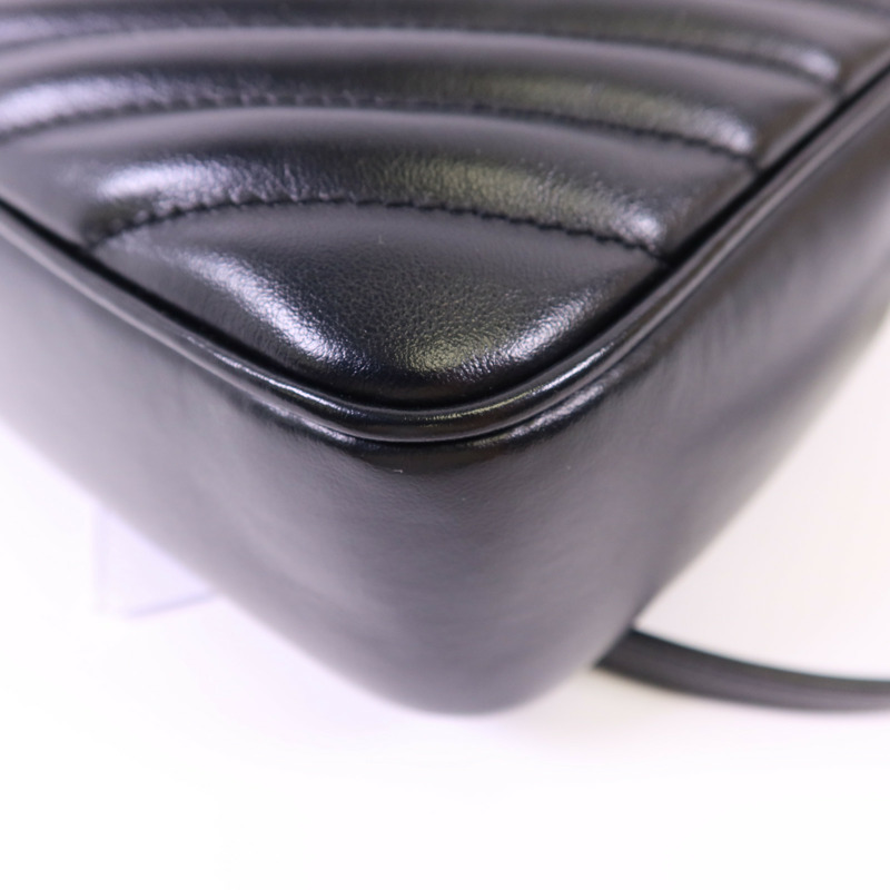 YVES SAINT LAURENT 牛皮皮革Lou Camera Bag金扣肩背袋-13