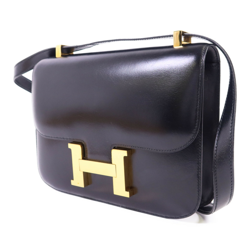 HERMES Box Calf皮革Constance 24金扣肩背袋-2
