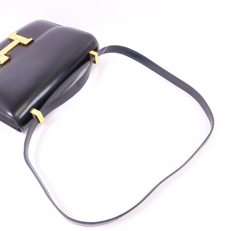 HERMES Box Calf皮革Constance 24金扣肩背袋-4