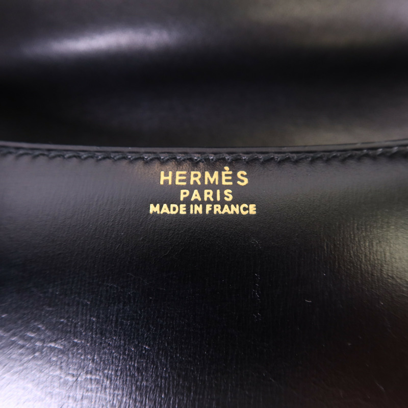 HERMES Box Calf皮革Constance 24金扣肩背袋-8