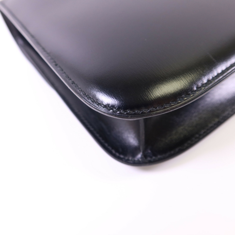 HERMES Box Calf皮革Constance 24金扣肩背袋-18