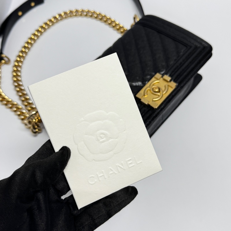 【2025/12/9專櫃剛保養】 Chanel Leboy25 魚子醬牛皮 專櫃24.1萬!-20