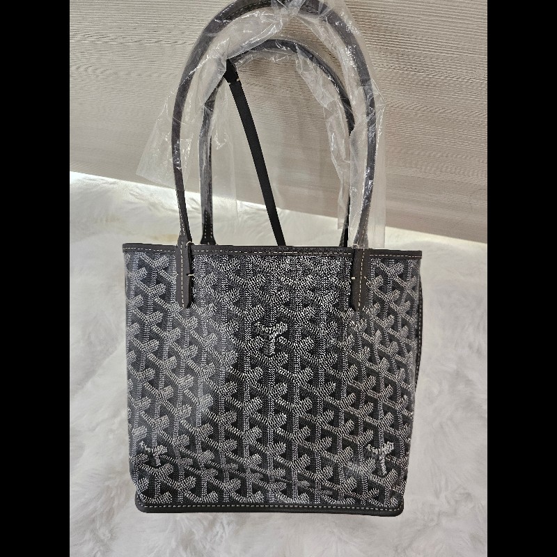 全新灰色 Goyard Anjou Mini Tote-0