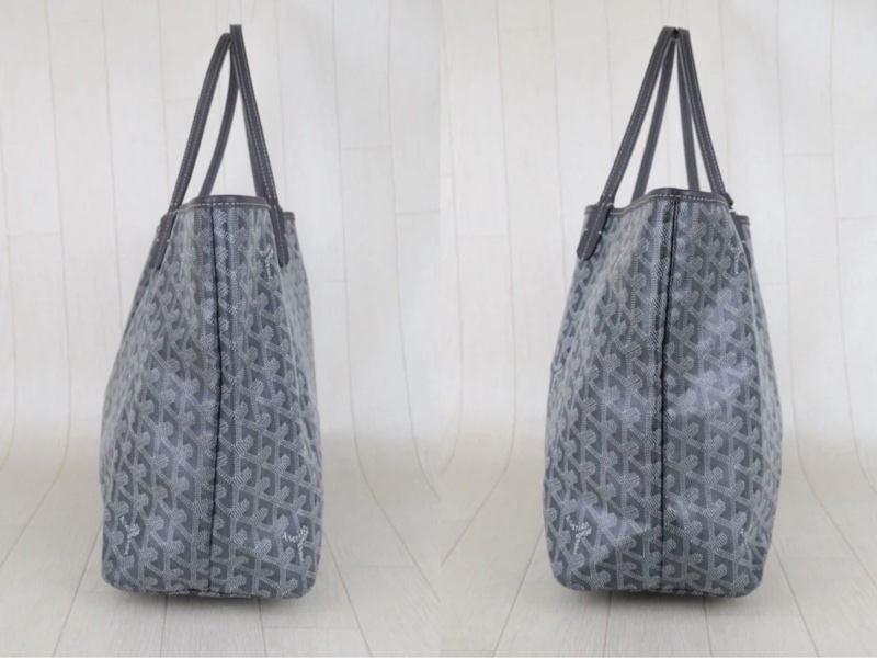 「JL精品代購」98新 Goyard 灰色 托特包 中號-3