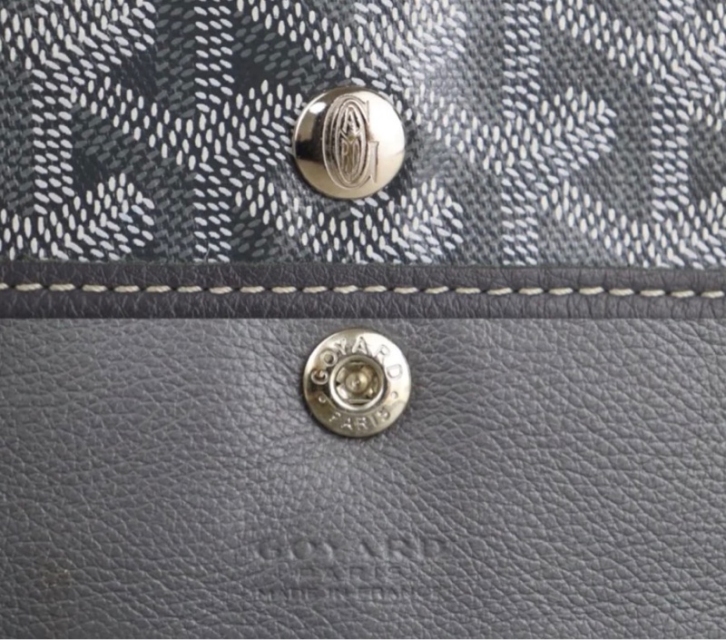 「JL精品代購」98新 Goyard 灰色 托特包 中號-13