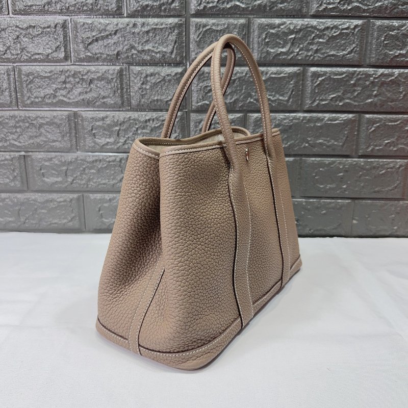 HERMES 大象灰Garden Party30花園包-2