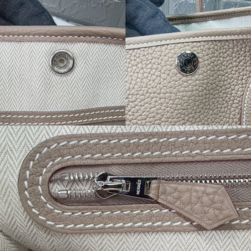 HERMES 大象灰Garden Party30花園包-4