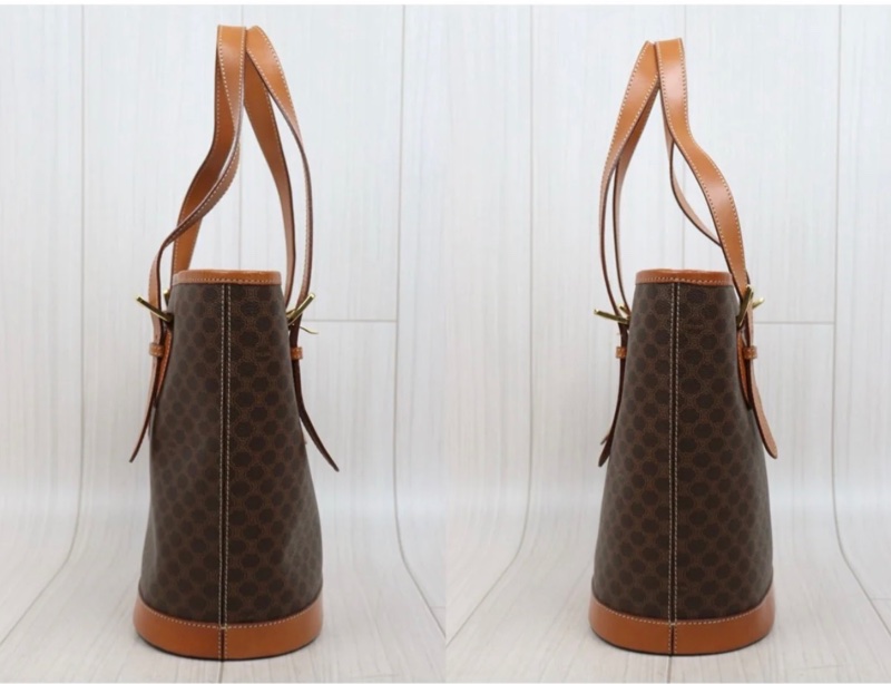 「JL精品代購」98新 Celine 老花水桶托特包-3