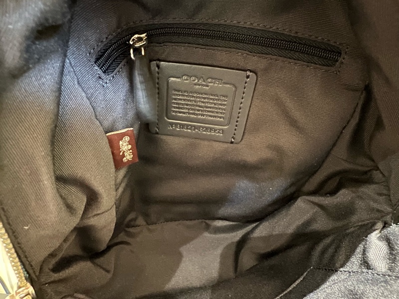 Coach 立體刺繡小花後背包（全新閒置品）-7