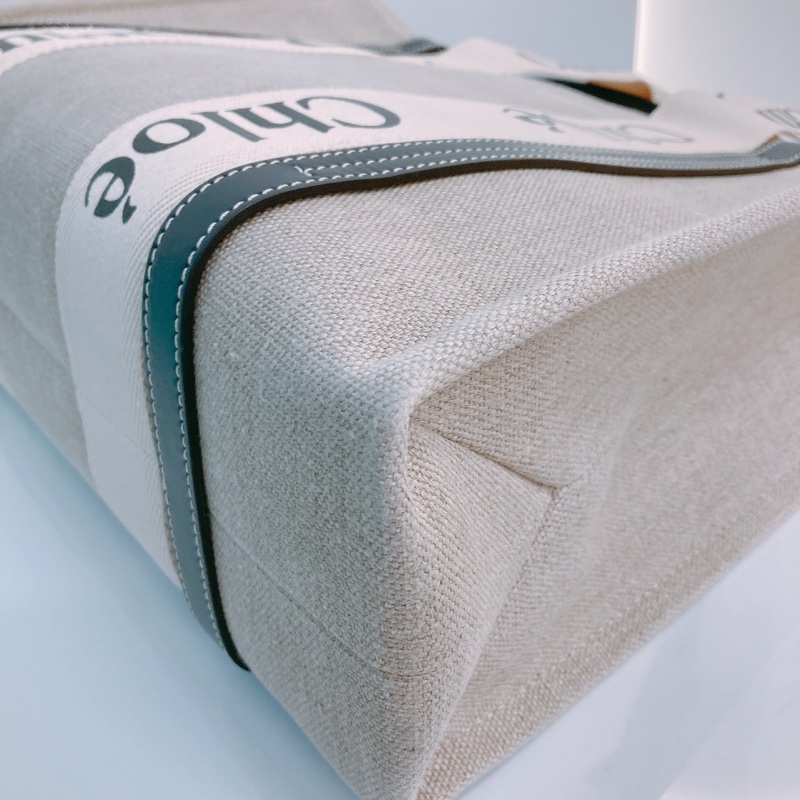 MS0298 CHLOE 蔻依中號經典麻布款單肩包包WOODY TOTE BAG MEDIUM CANVAS-7