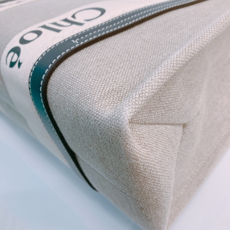 MS0298 CHLOE 蔻依中號經典麻布款單肩包包WOODY TOTE BAG MEDIUM CANVAS-23