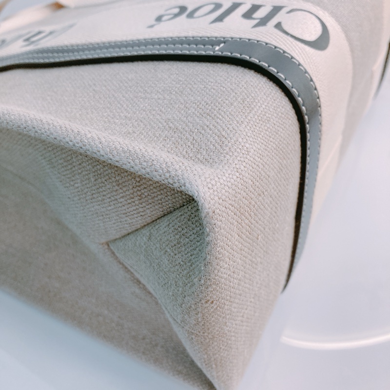 MS0298 CHLOE 蔻依中號經典麻布款單肩包包WOODY TOTE BAG MEDIUM CANVAS-24