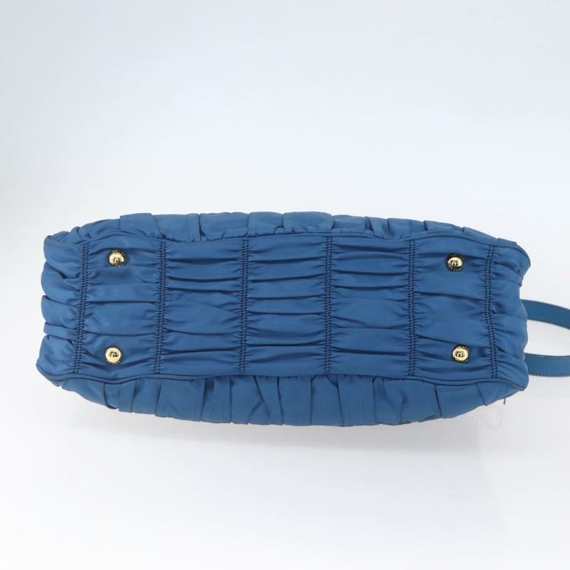 【日本直送】PRADA 尼龍材質雙肩包,藍色金色,正品編號 154697-4