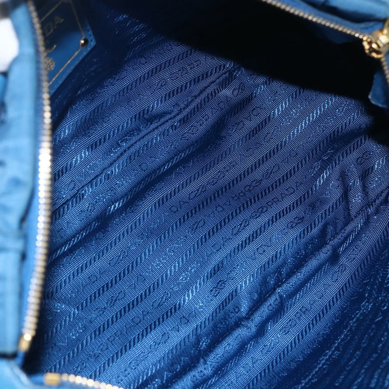 【日本直送】PRADA 尼龍材質雙肩包,藍色金色,正品編號 154697-10