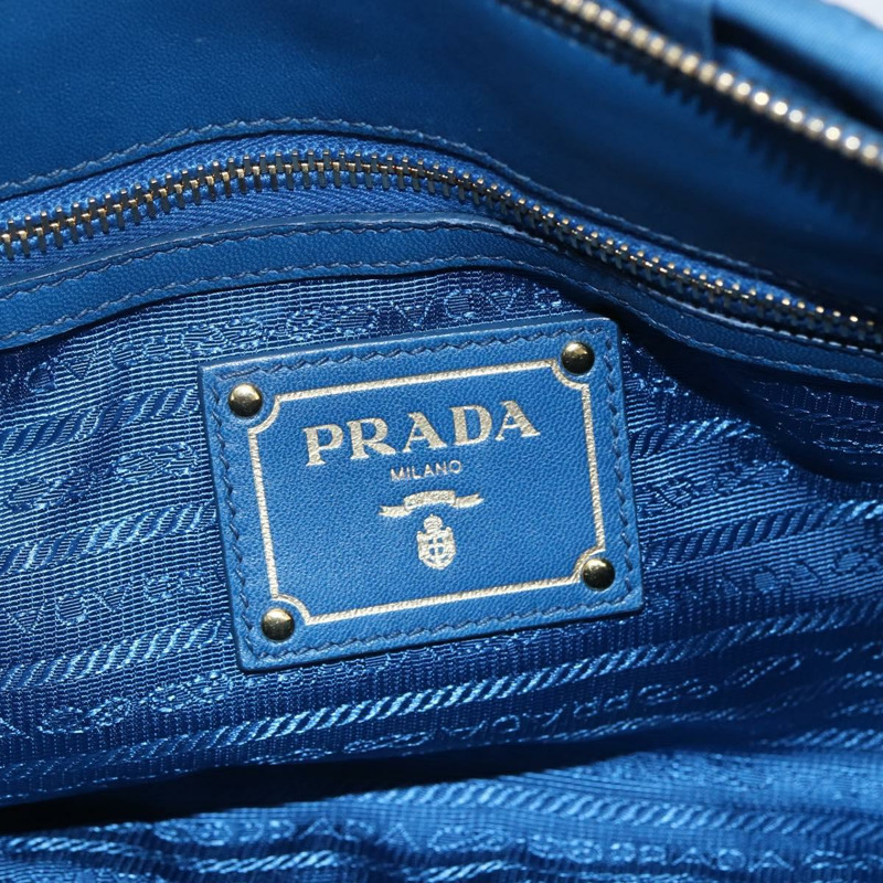 【日本直送】PRADA 尼龍材質雙肩包,藍色金色,正品編號 154697-20