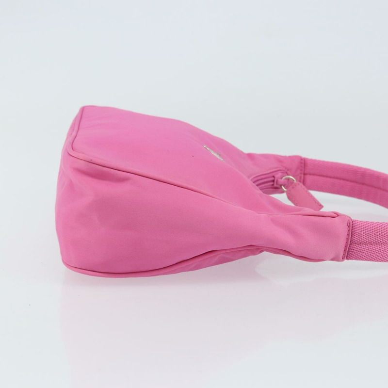 【日本直送】PRADA 手提包 尼龍 粉紅色 銀色 正品 155230V-2