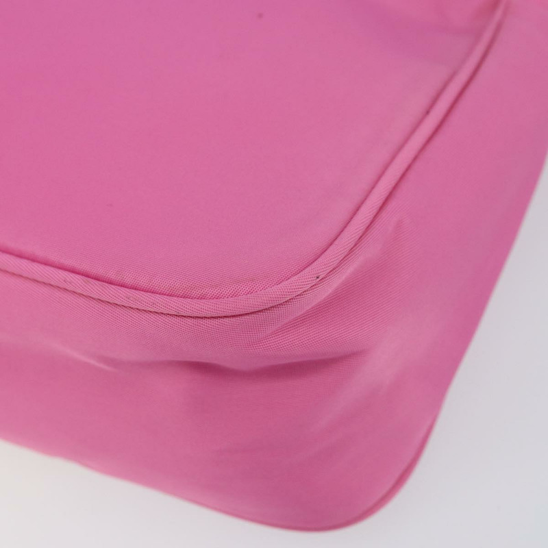 【日本直送】PRADA 手提包 尼龍 粉紅色 銀色 正品 155230V-7