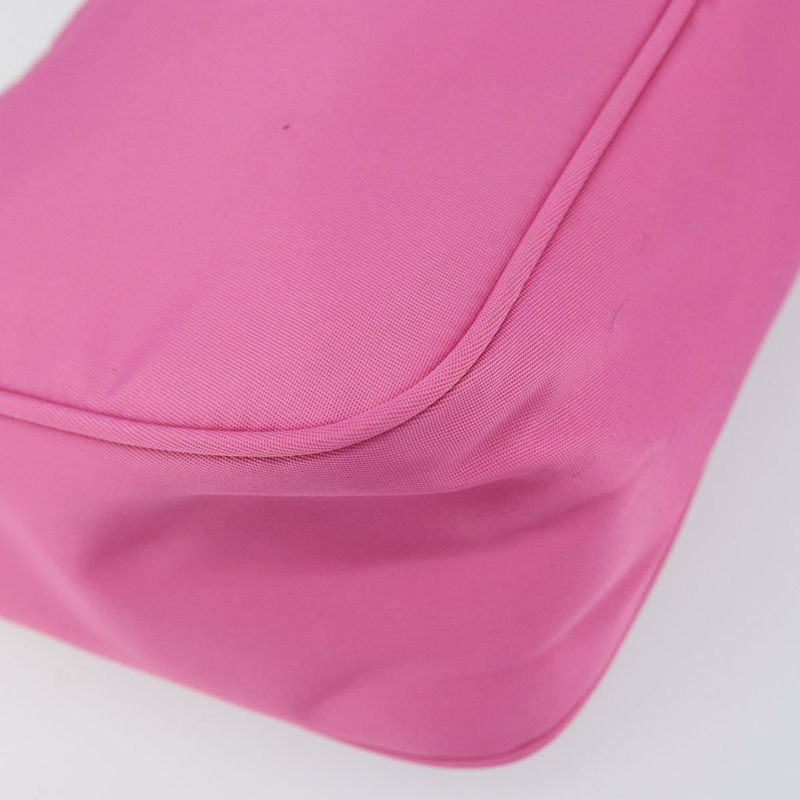 【日本直送】PRADA 手提包 尼龍 粉紅色 銀色 正品 155230V-14