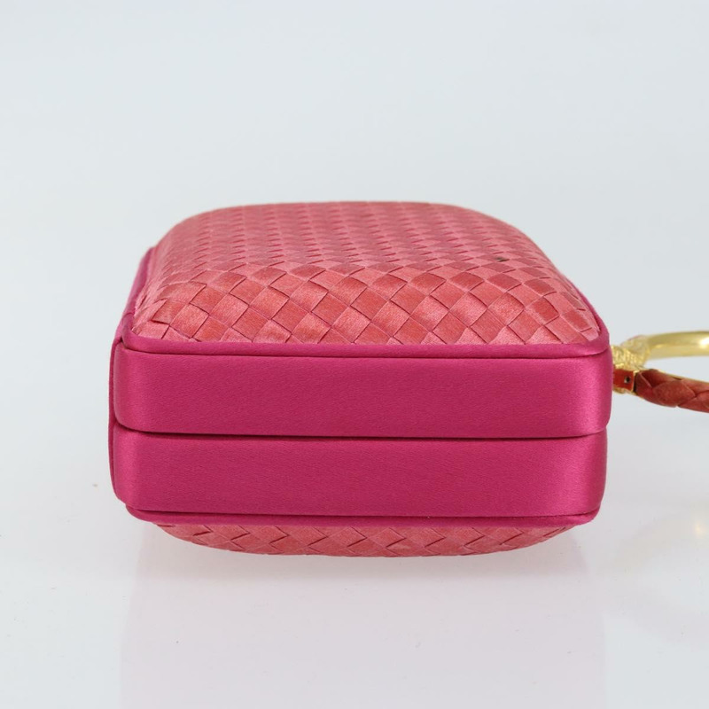 【日本直送】BOTTEGA VENETA INTRECCIATO 手袋 皮革 粉紅色 金色裝飾 正品 155308V-2