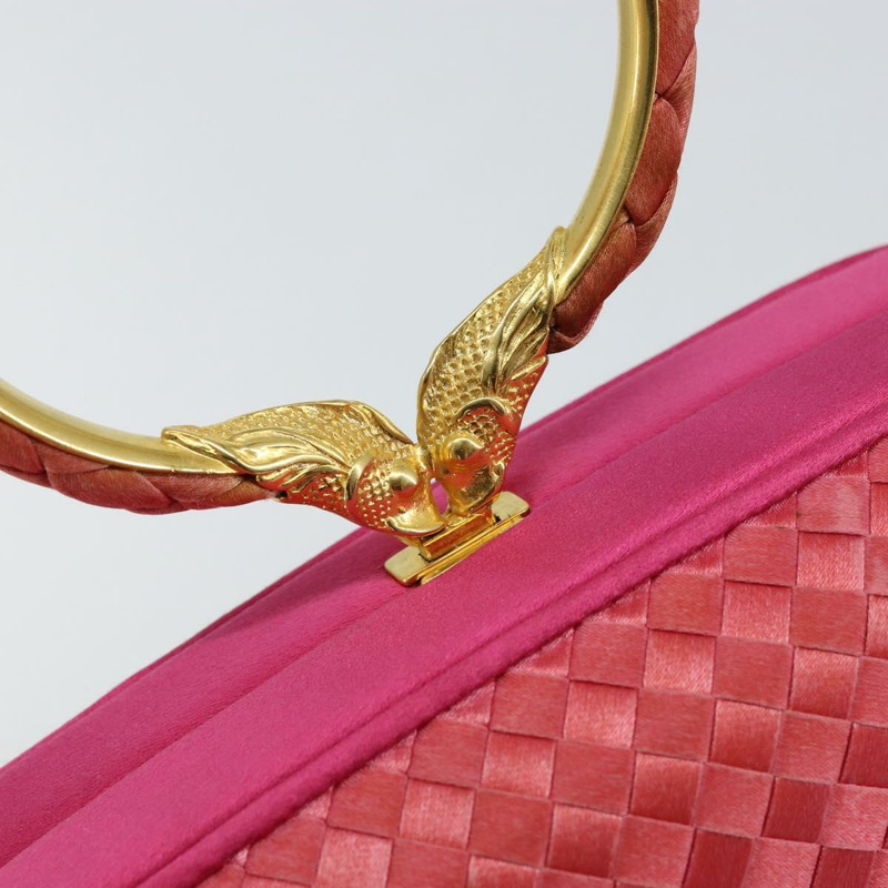 【日本直送】BOTTEGA VENETA INTRECCIATO 手袋 皮革 粉紅色 金色裝飾 正品 155308V-9
