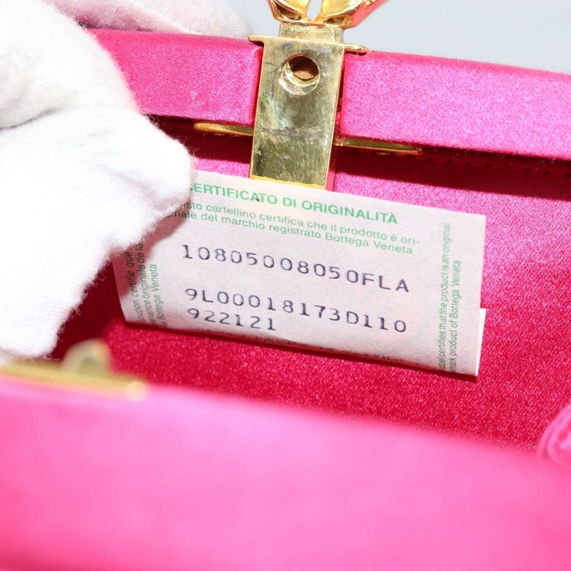 【日本直送】BOTTEGA VENETA INTRECCIATO 手袋 皮革 粉紅色 金色裝飾 正品 155308V-11