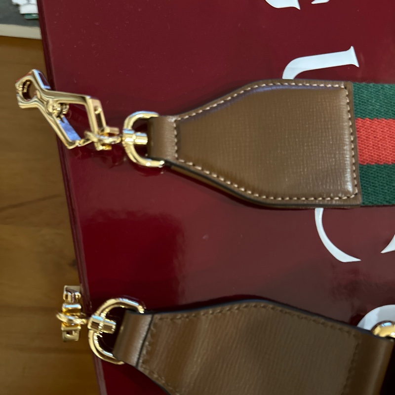 Gucci 經典1955全新紅綠揹帶-4