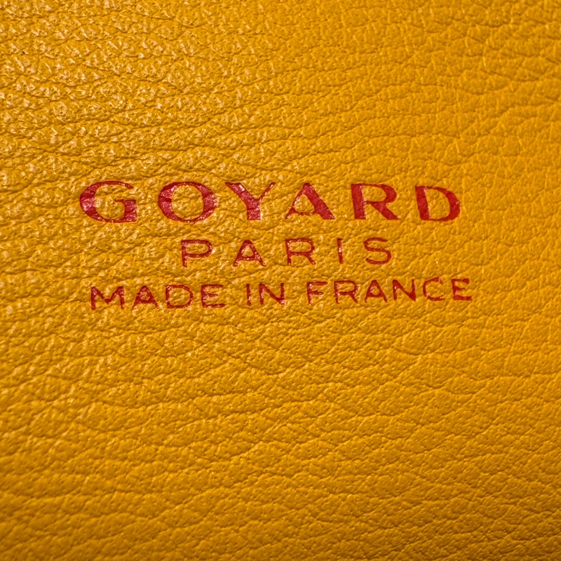 【小小一顆,藏著妳的風格】Goyard Anjou Mini 迷你托特包|雙面可用設計|經典黃老花帆布|附同色內袋!-11