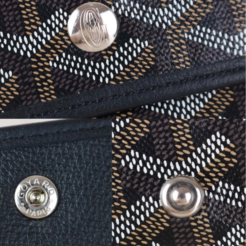 「JL精品代購」98新 Goyard 黑托特包 中號-10