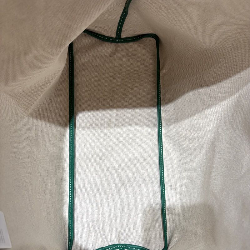 【大容量也能很時髦】Goyard Saint Louis PM 子母托特包|經典綠老花帆布|附原廠收納包|輕盈防潑水-2