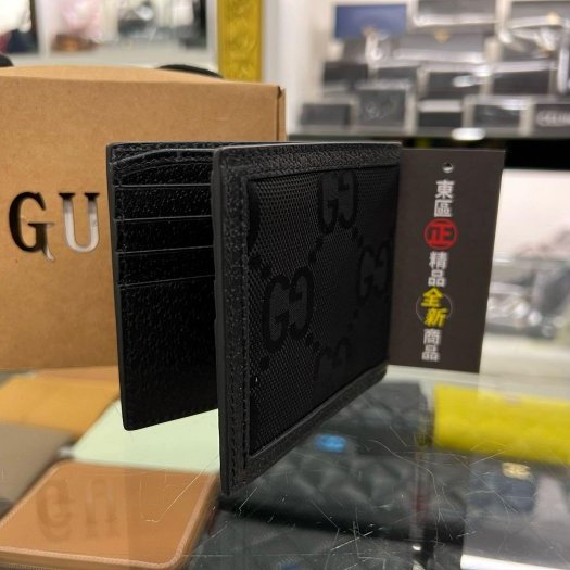 東區正精品㊣GUCCI 625573 全新黑色大 LOGO 8卡短夾 Off the Grid RZ5616-4