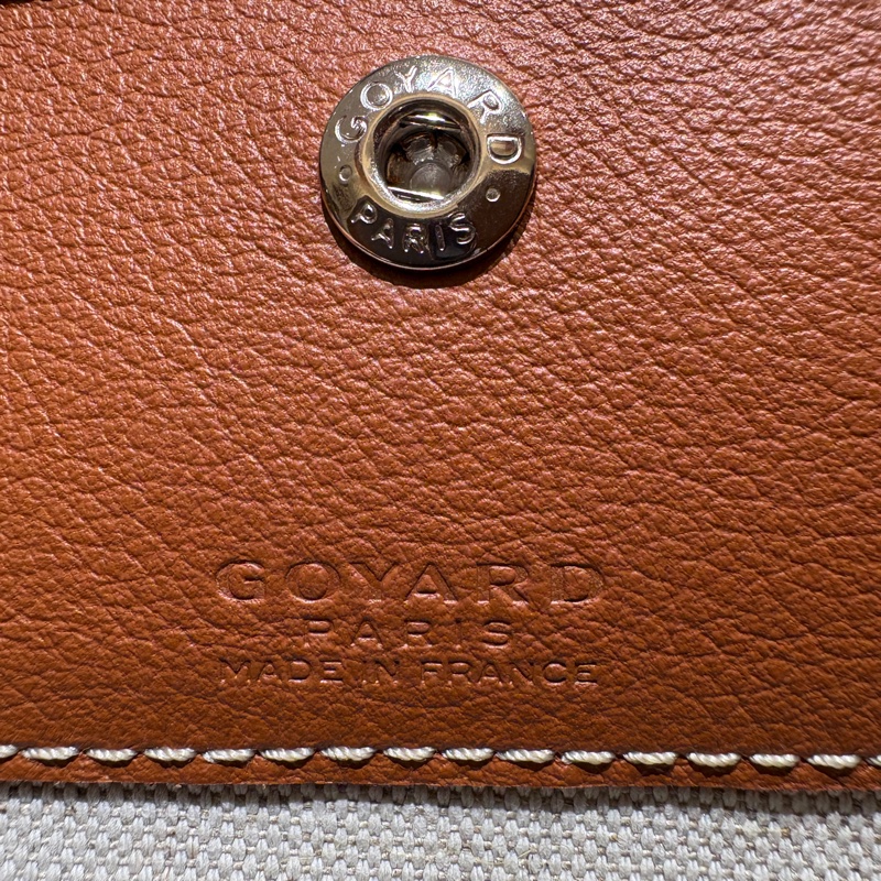 【托特天花板、容量大又超輕】Goyard Saint Louis PM 子母包|經典黑棕老花帆布|附原廠收納包,通勤出遊都實用-2