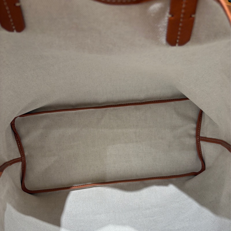 【托特天花板、容量大又超輕】Goyard Saint Louis PM 子母包|經典黑棕老花帆布|附原廠收納包,通勤出遊都實用-8