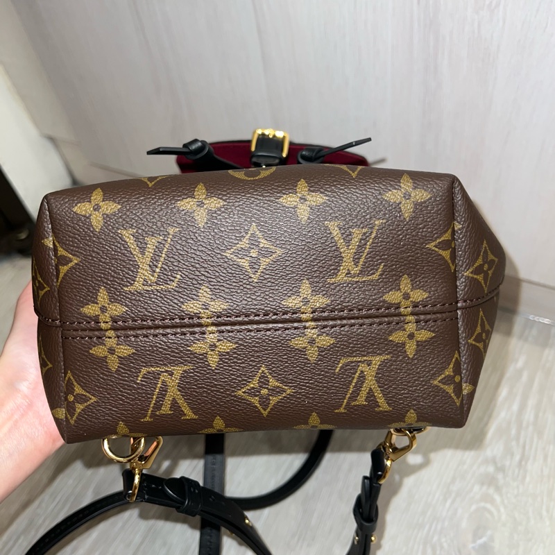 LV montsouris BB 黑拼老花 後背包-2