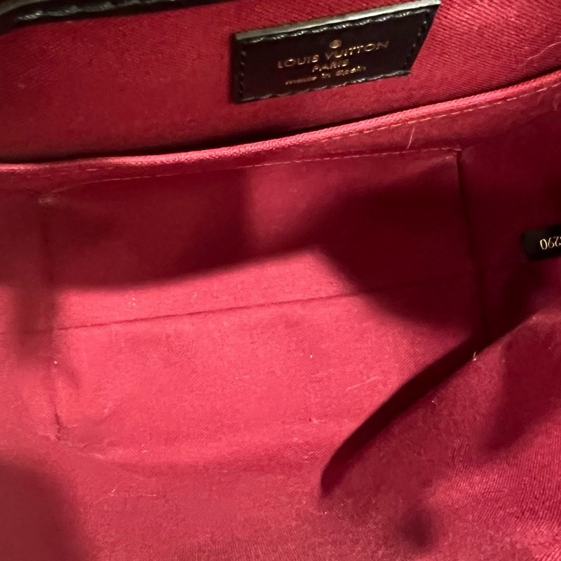 LV montsouris BB 黑拼老花 後背包-4