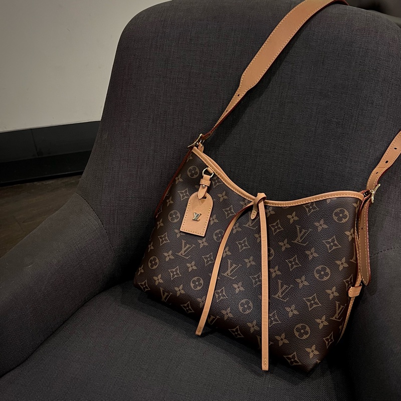 📢二手近新 LV最強的超搶手年度包王🔥Louis Vuitton Carryall PM 晶片款 正品-0