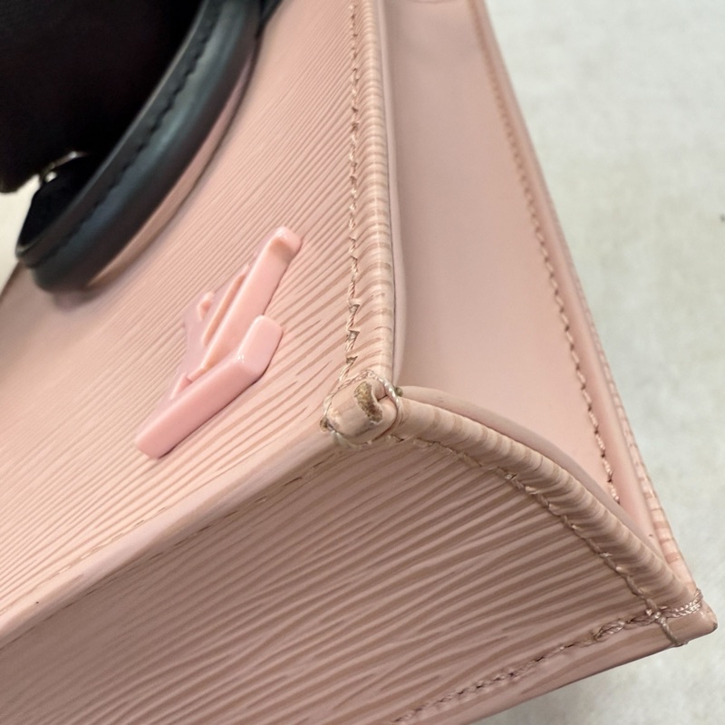 LV路易威登Petit Sac Plat水波紋粉色琴譜包-7