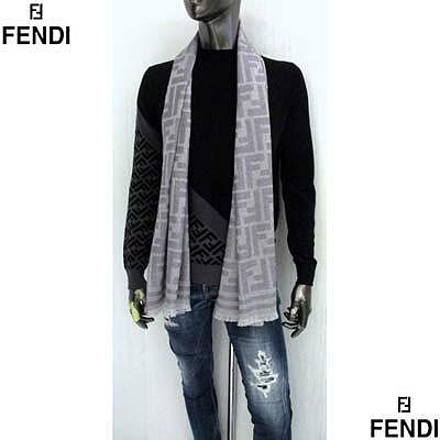 💎Han's house精品服飾💎fendi 芬迪 FF 滿版 圍巾 170X46原價20000-7