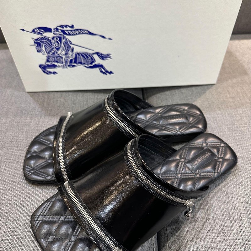 💎Han's house精品服飾💎burberry 小牛皮 拖鞋-1