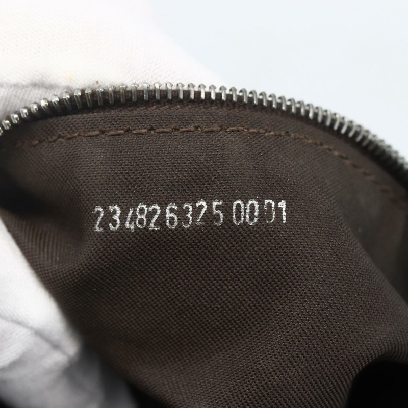 【日本直送】FENDI Zucca帆布Mamma Baguette單肩包 黑色棕色 正品 tb1254V-10