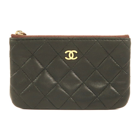 CHANEL 羊皮皮革Pouch金扣手拿包