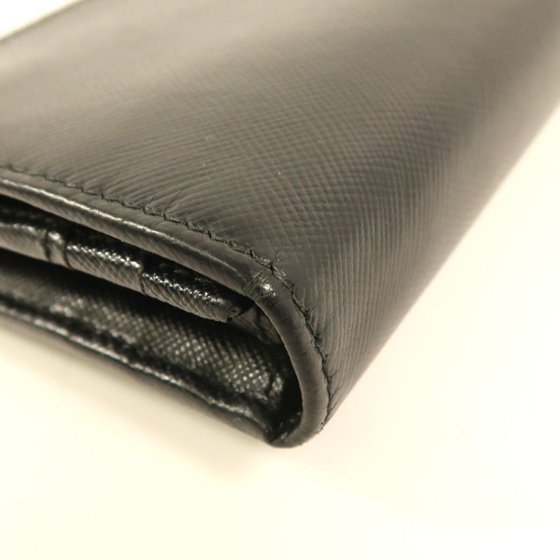 PRADA 牛皮皮革Long Wallet金扣長錢包-13