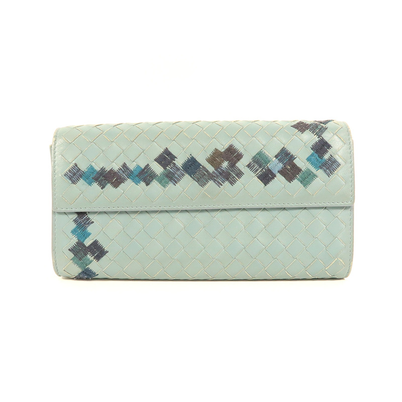 BOTTEGA VENETA 牛皮皮革Long Wallet長錢包-0