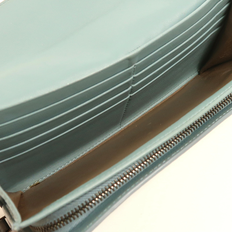 BOTTEGA VENETA 牛皮皮革Long Wallet長錢包-4