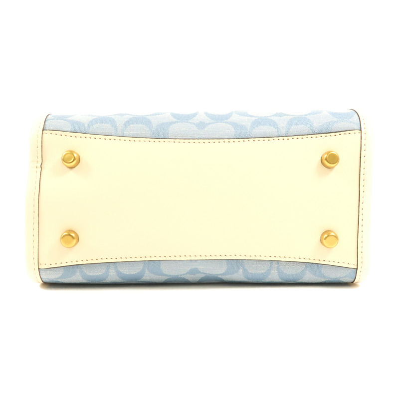 COACH 帆布Field Tote金扣手挽肩背兩用袋-3