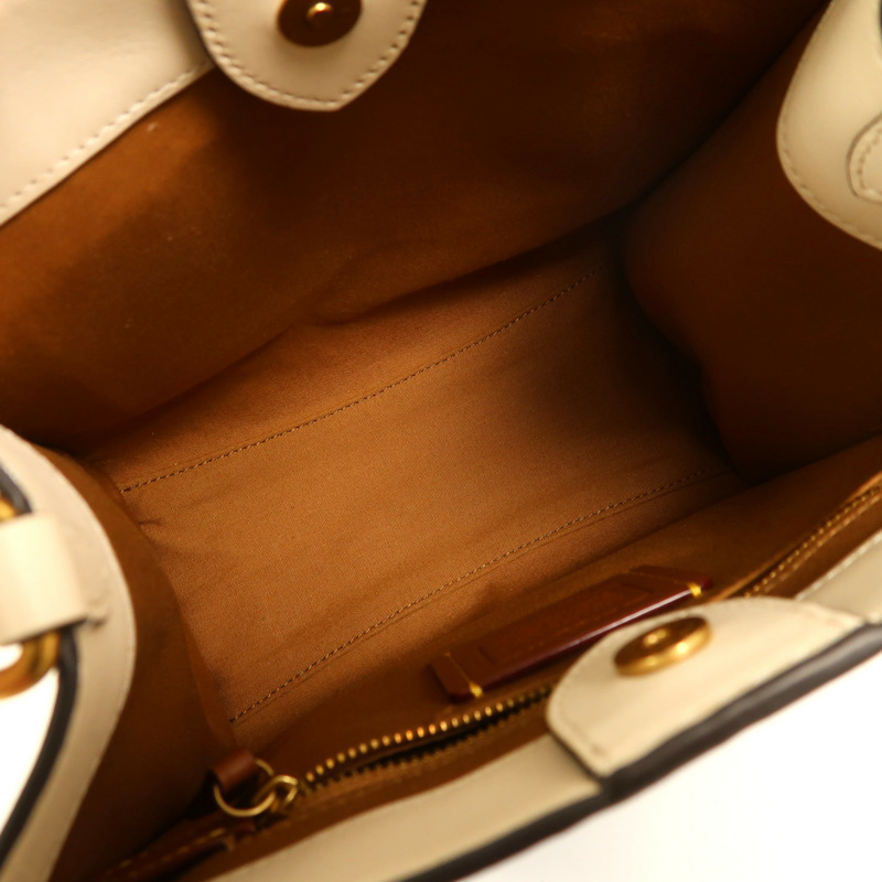 COACH 帆布Field Tote金扣手挽肩背兩用袋-4