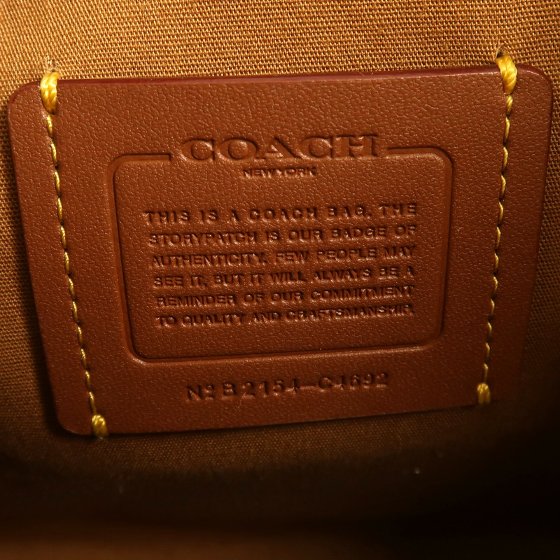 COACH 帆布Field Tote金扣手挽肩背兩用袋-5