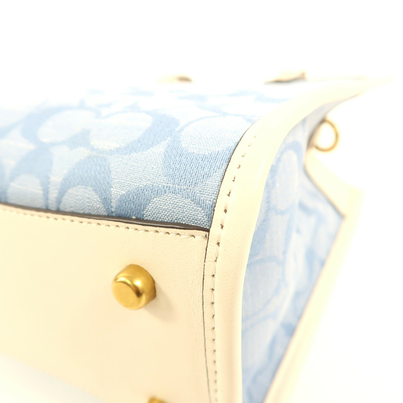 COACH 帆布Field Tote金扣手挽肩背兩用袋-7