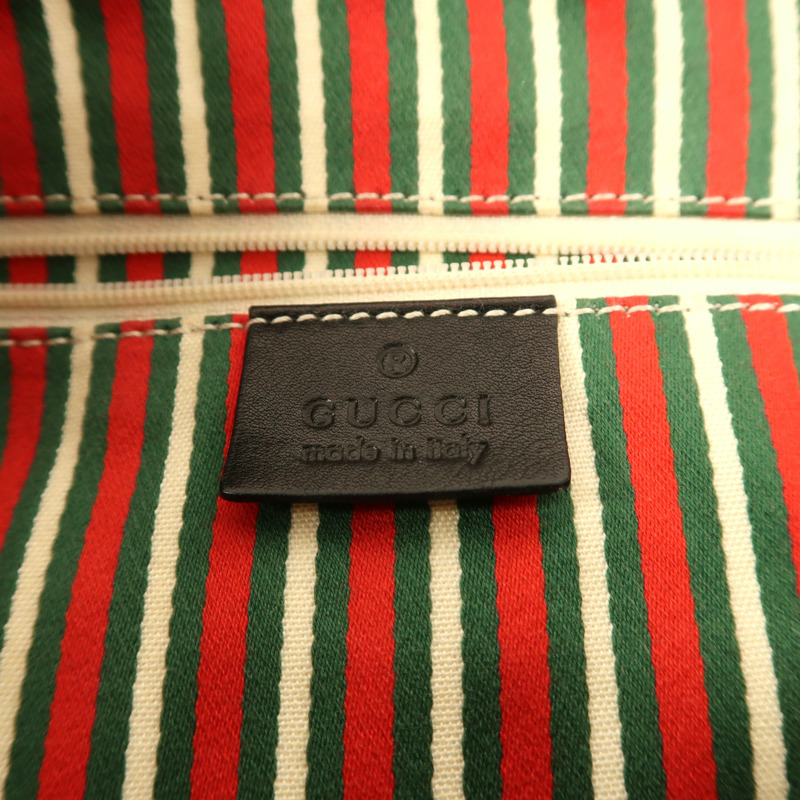 GUCCI 帆布Shoulder Bag金扣肩背袋-5