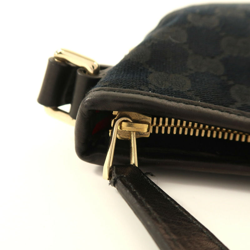 GUCCI 帆布Shoulder Bag金扣肩背袋-14