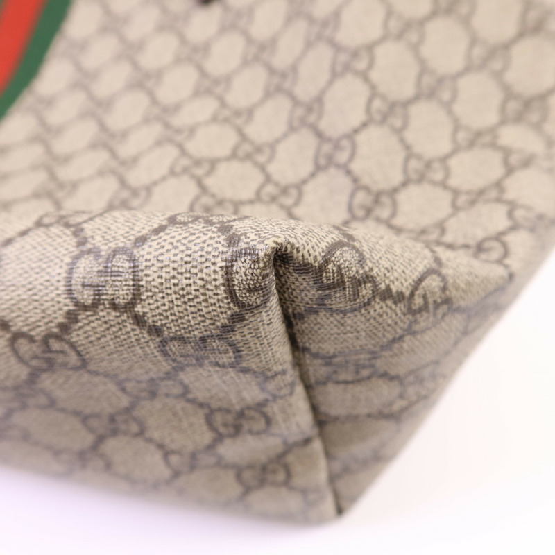 GUCCI 塗層帆布Ophidia Tote Bag Large金扣手挽袋-11
